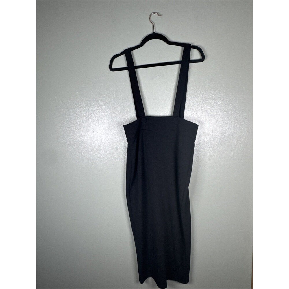 Shein Cute‎ Black Overall Jumper Dress Women’s Junior’s Size Large